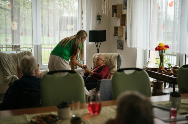 Visiting Mom